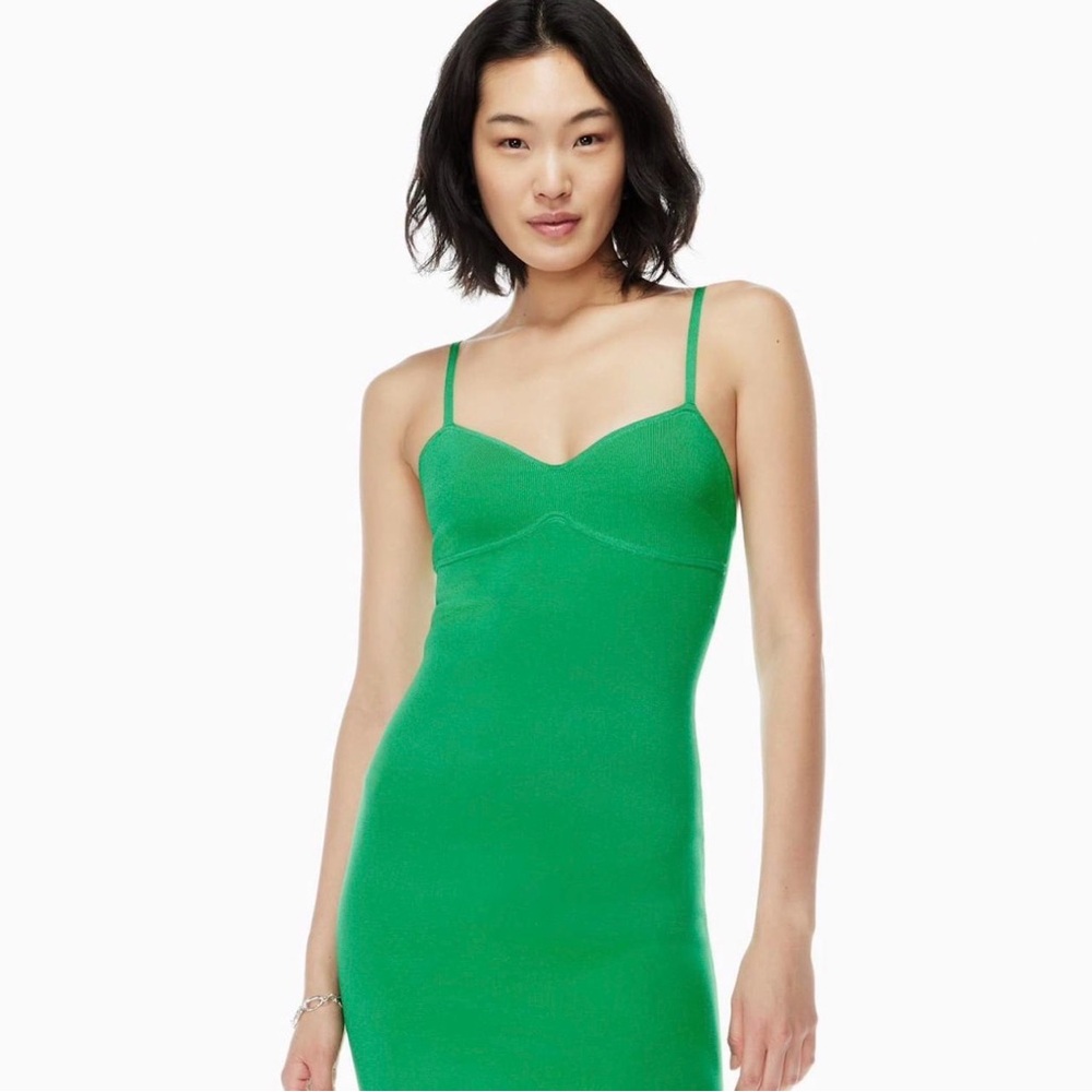 Babaton Vibrant Green Dress - Size Small